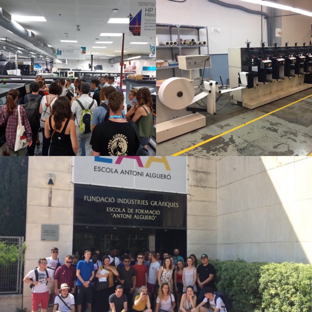 Visite de l'Escola de Formació Antoni Algueró.