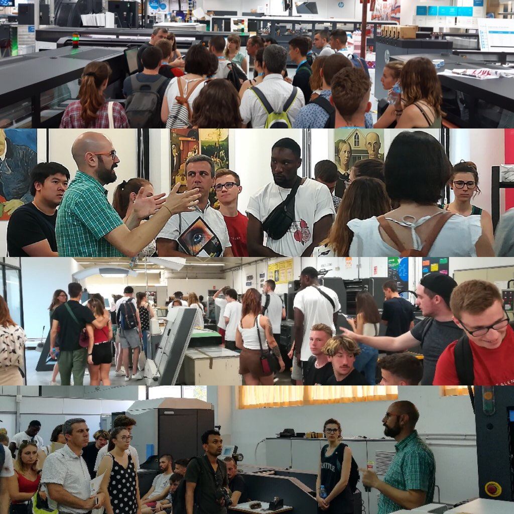 Visite de l'Escola de Formació Antoni Algueró.