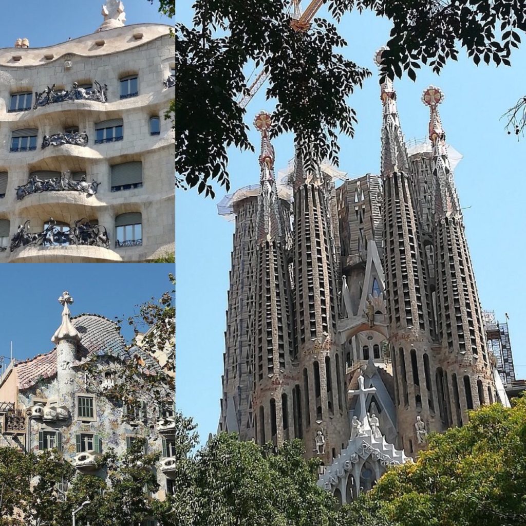 Photo des merveilles architecturales d'Antoni Gaudí