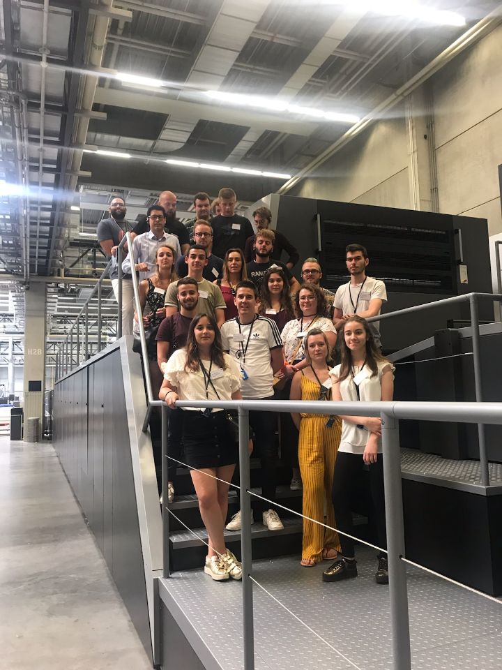 Groupe BTS 1 à l'usine Heidelberg
